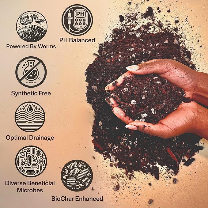 Craft Aroid Potting Mix- Elite Alocasia, Philodendron, Monstera Soil Mix, Chunky, Well Draining Potting Soil for Indoor Plants, All Tropical Plants & Houseplants, Synthetic & Peat Free 8QT