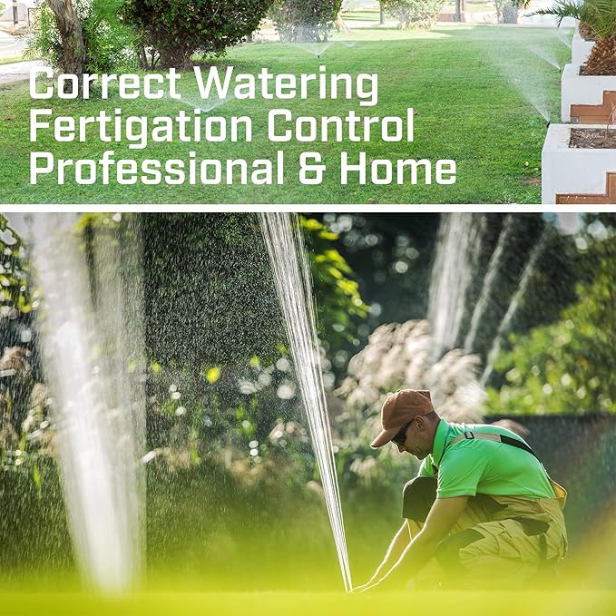 Chapin 41003 Dual Zone Water Timer With Water Resistant Construction, Numerous options for Frequency of Watering/Duration of Watering Settings and up to 116 PSI, Red/Black