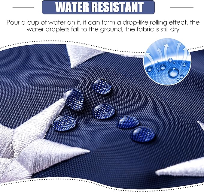 American Flag 20x30 Outside, US Flags for Outdoor Indoor, Heavy Duty Durable, Deluxe Embroidered Stars, Brass Grommets, Sewn Stripes, Vivid Color, Fade Resistant and waterproof