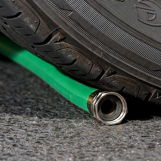 Rain Bird PGH50 Premium Heavy-Duty Garden Hose, 100% EDPM Rubber, Hexagonal, 5/8" Inside Diameter x 50’ Long, Green