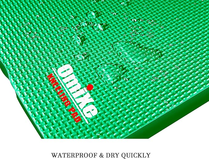 Extra Thick Kneeling Pad Comfy Foam Kneeler Mat Garden Knee Pad Cushion for Gardening Planting Yard Work Prayer Yoga Mechanic Exercise Workout Baby Bath 18 x 11 x 1.5 Inch Large Green 1 Pack