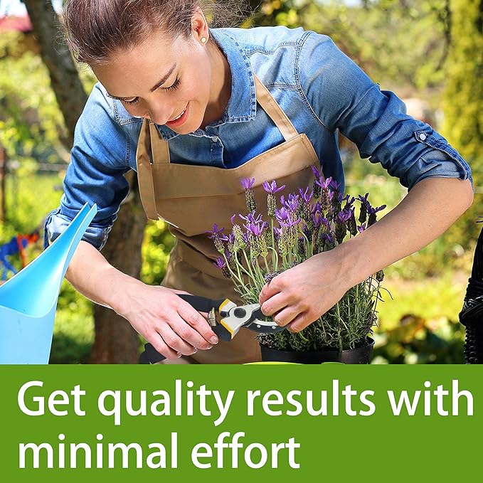 Pruning Shears 8" + Pruning Snips 6.5", Garden Scissors Clippers, Hand Pruners for Gardening