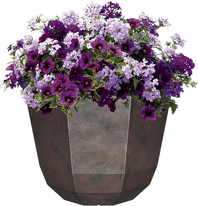 Classic Home and Garden Premiere Collection Planter, Shaina 15", Northern Lights