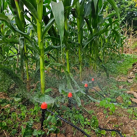 Drip Irrigation Emitters for Irrigation System: 30 Pcs 1/4 inch 360 Degree Drip Irrigation Parts for Gardeners - Landscape Designers Greenhouse Nurseries