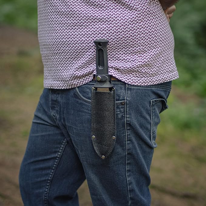 Hori Digging Knife - 7.5 Inches, with Leather Sheath