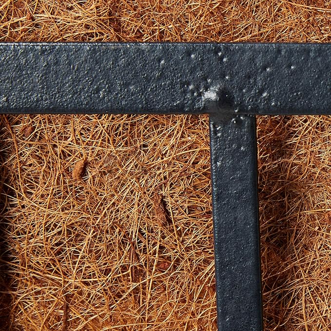 Arcadia Garden Products 1531 Solstice Series Wall Trough Planter, 48-Inch, Black