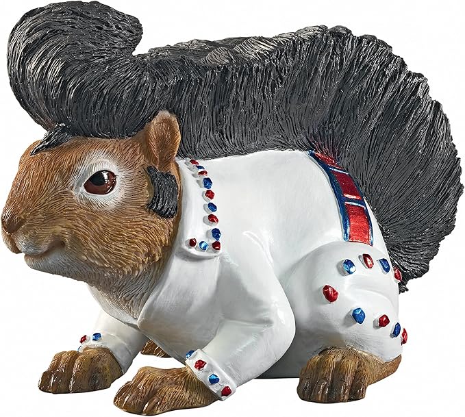 Design Toscano Elmer the Rock and Roll Squirrel Garden Statue