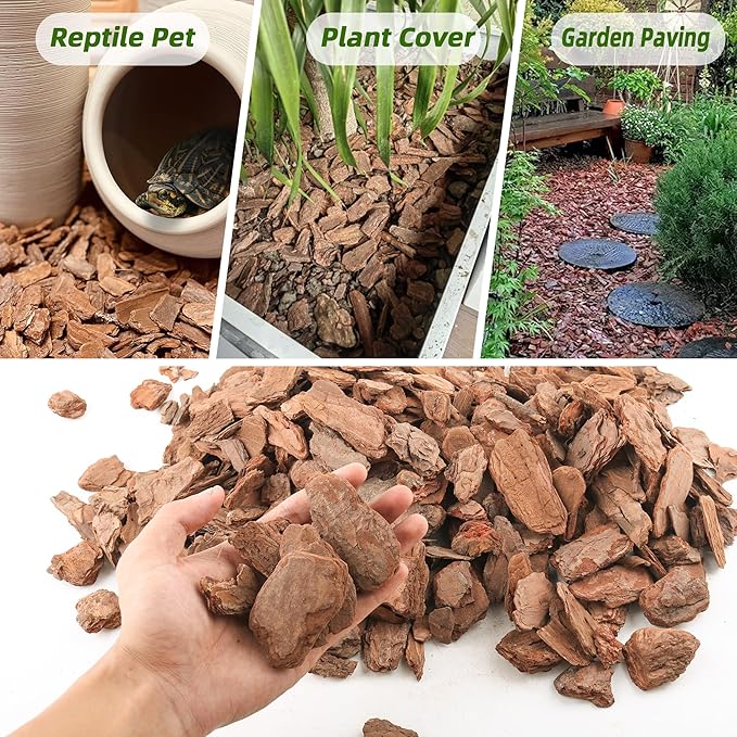 29 Quart Organic Big Size Orchid Bark for Plants, Root Development of Orchid Plants and Garden Soil Amendment
