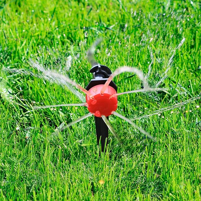 240 Pieces Irrigation Drip Support Stakes Tubing Hose Holder 1/4 Inch Tubing Support Holder for Vegetable Gardens Flower Beds Supplies