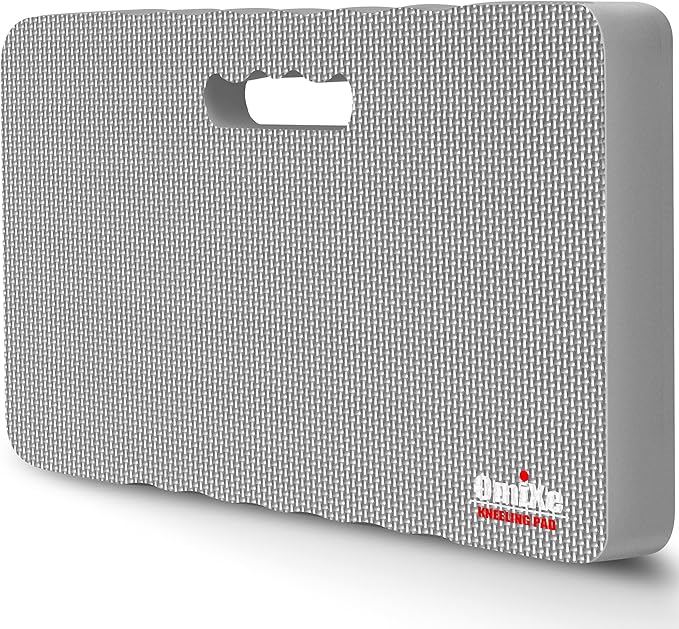 Extra Thick Kneeling Pad Comfy Foam Kneeler Mat Garden Knee Pad Cushion for Gardening Planting Yard Work Prayer Yoga Mechanic Exercise Workout Baby Bath 18 x 11 x 1.5 Inch Large Grey 2 Pack