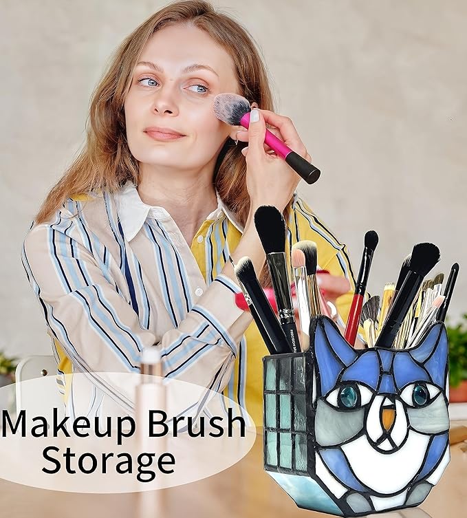 Indoor Plant Display Glass Container, Unique Pots for Plants, Glass Container Decoration,Suitable for Growing Small Plants 4.6x5.15x3 in （Excluding Plants）