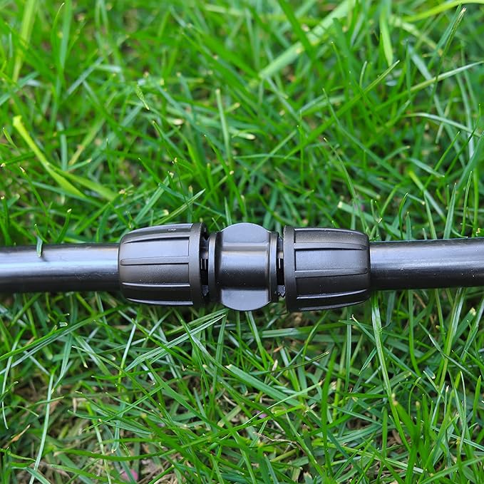 1/2 inch Irrigation Fittings Coupling Connectors For (1/2" ID x0.6-0.63" OD) 16mm Drip Tubing Barbed Connectors-10 Pcs/pack