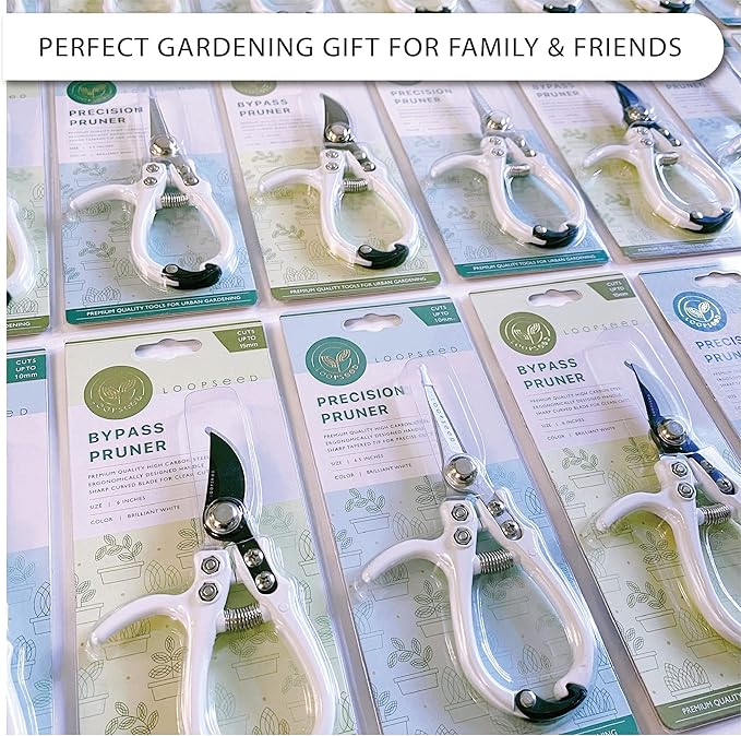Bypass Pruning Shears Hand Pruner Garden Trimming Scissors Plant Trimmers Herb Snips Flower Clippers Ergonomic Handle Modern Garden Tools