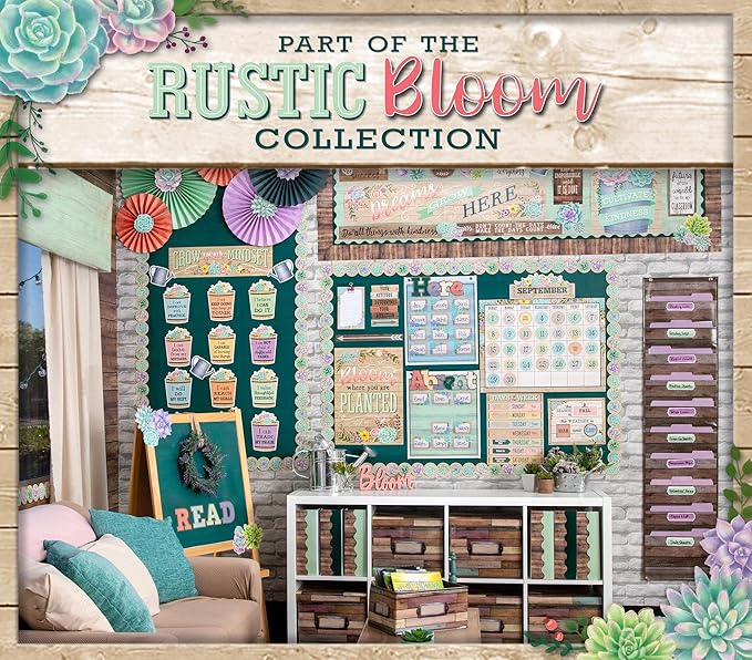 Rustic Bloom Succulent Accents - Assorted Sizes, Multi Color