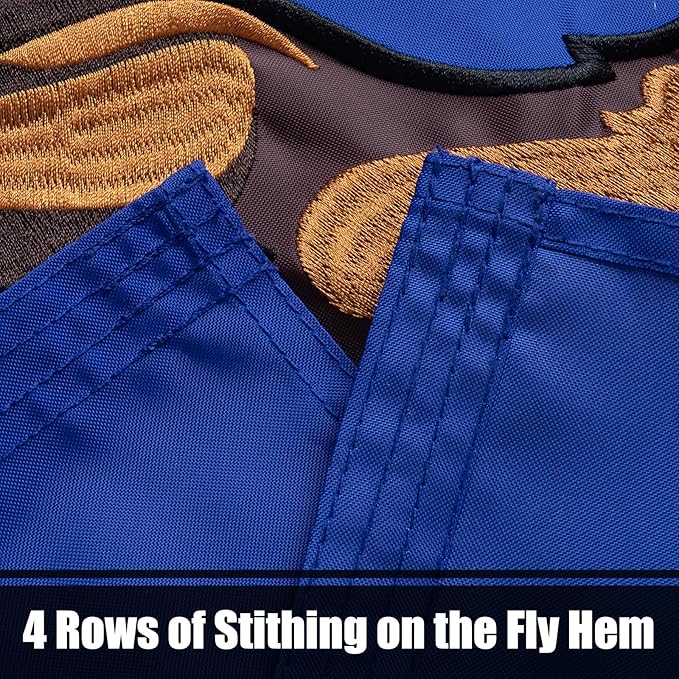 TOPFLAGS Michigan State Flag 4x6 Outdoor MI Flags Double Sided Embroidered Longest Lasting Heavy Duty Polyester Stronger Brass Grommets 4 Stitched Hemming Perfect for Outside