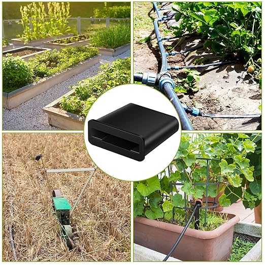 25 Pieces Folding Drip Tape Row End System and Garden Landscaping Irrigation Fits for 5/8'' No Dripping Water Irrigation Kit