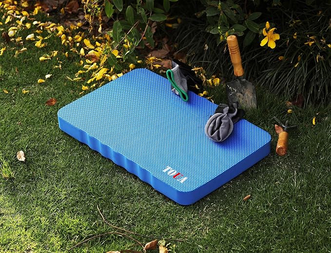Garden Kneeling Pad, Kneeling Mat for Gardening, Bath Kneeler for Baby Bath, Large Support Knee 17.8x11x1.5 Thick High Density Foam Protective Knee, Knee Pads for Gardening, Planting 2 Pack