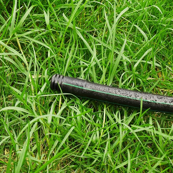 Drip Irrigation Fittings for 1/2 inch Irrigation Tubing(0.60"-0.63" OD), 15 Pieces End Plug Barbed Connectors, End Caps Plastic Plug Nuts for 1/2" Drip Irrigation Hose (13mm ID)