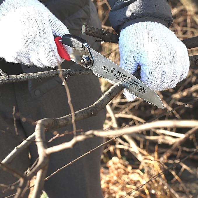 KAKURI Japanese Pruning Saw Folding for Branch & Bamboo Cutting 5-1/8" Replacement Blade, Made in JAPAN