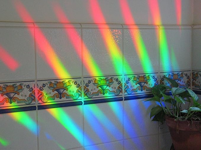 Suncatcher - Rainbow Prism Axicon Window Sun Catcher - These Suncatchers are Great for Feng Shui