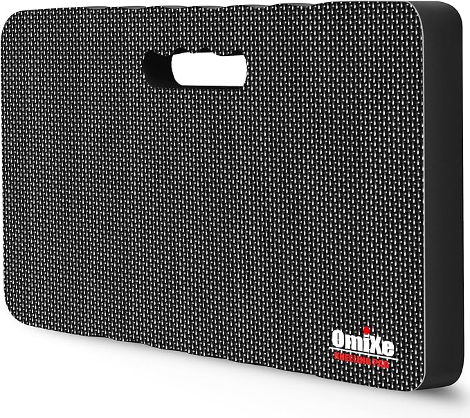 Extra Thick Kneeling Pad Comfy Foam Kneeler Mat Garden Knee Pad Cushion for Gardening Planting Yard Work Prayer Yoga Mechanic Exercise Workout Baby Bath 18 x 11 x 1.5 Inch Large Black 1 Pack