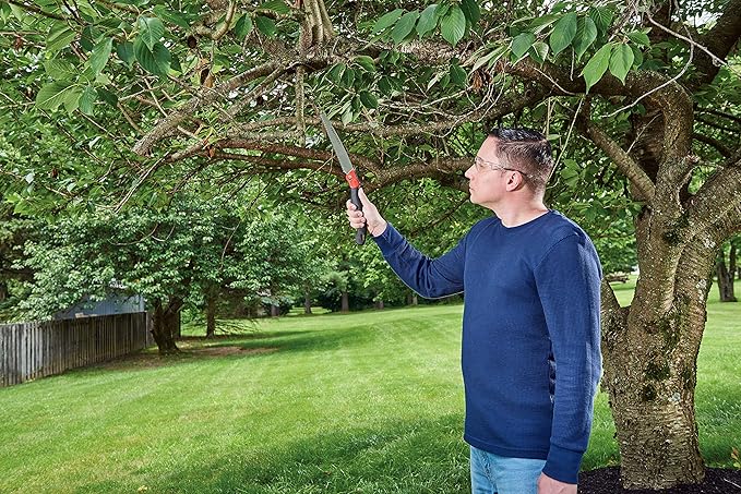 CRAFTSMAN Folding Hand Saw, 8 in. Blade, Compact Design, for Camping, Pruning, Cutting Wood, Branches or Brush