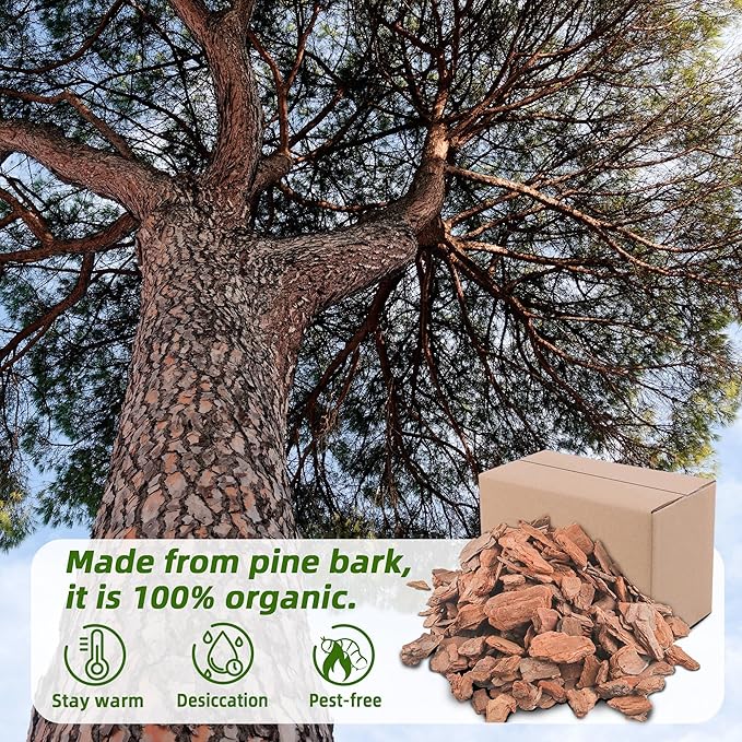 29 Quart Organic Big Size Orchid Bark for Plants, Root Development of Orchid Plants and Garden Soil Amendment