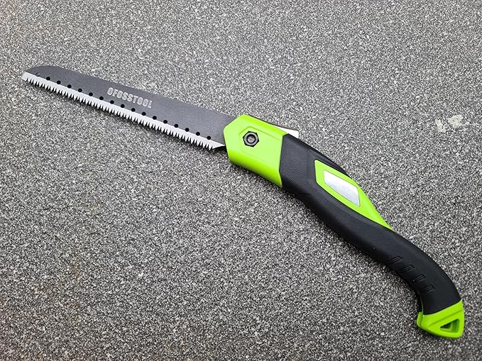 Branches Cut Hand Saw,10” Folding Bushcraft Saw,Pruning Saw with SK5 High Carbon Steel Blade Silky Pocketboy Saw for Tree Trimming,Wood Cutting, Camping Tool, Backpacking Saw, Landscaping Tool