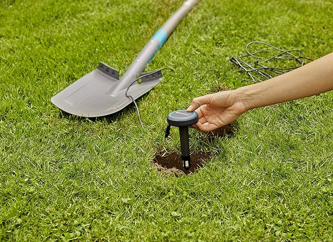 Gardena Soil Moisture Sensor: Automatic Irrigation, can be Used Directly on The Lawn, 5 m Long Connection Cable, can be Extended with Extension Cable (01867-20)